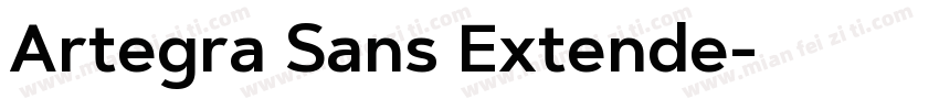 Artegra Sans Extende字体转换
